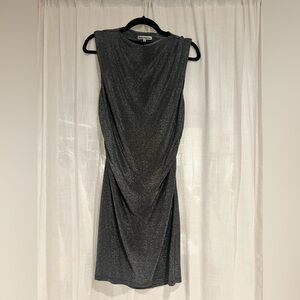 Reformation Knit Ruched Mini Dress